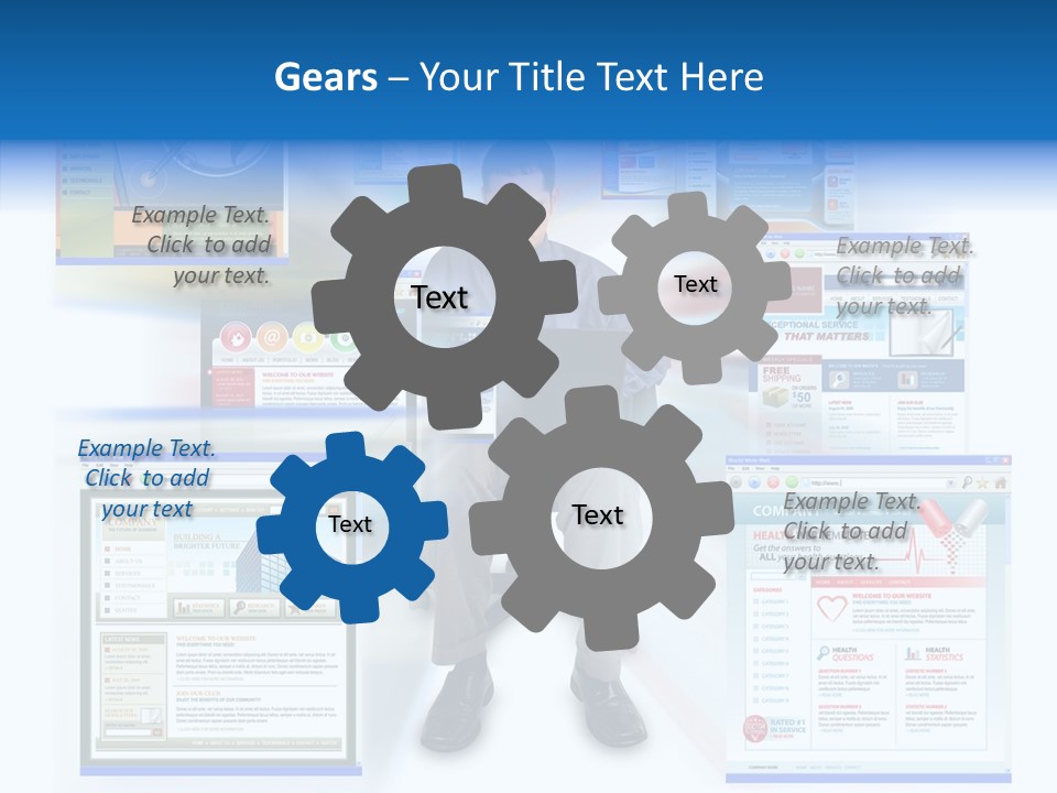 Surfing Page Homepage PowerPoint Template