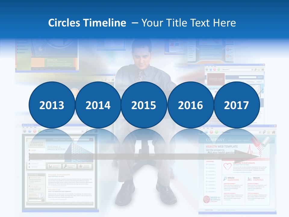 Surfing Page Homepage PowerPoint Template