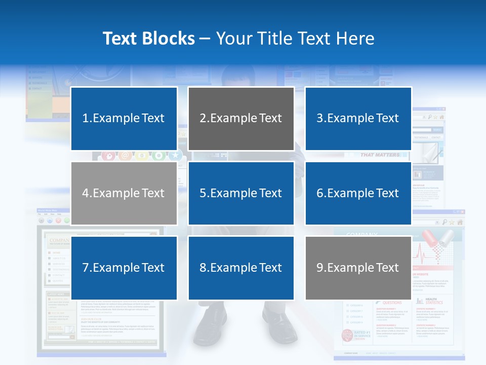 Surfing Page Homepage PowerPoint Template