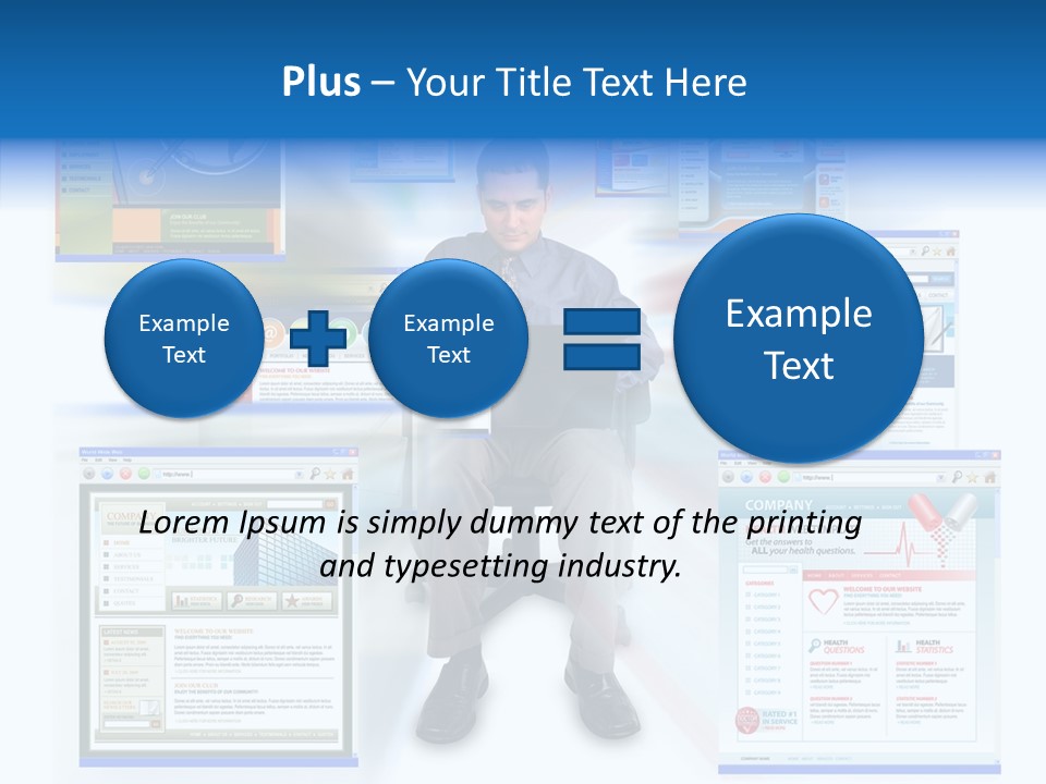 Surfing Page Homepage PowerPoint Template