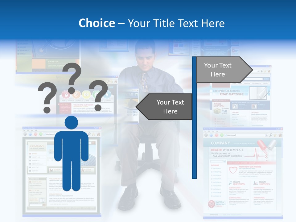 Surfing Page Homepage PowerPoint Template