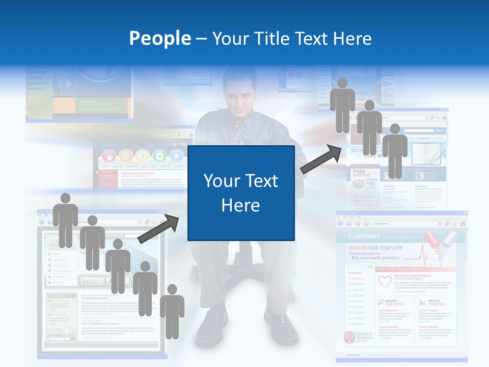 Surfing Page Homepage PowerPoint Template