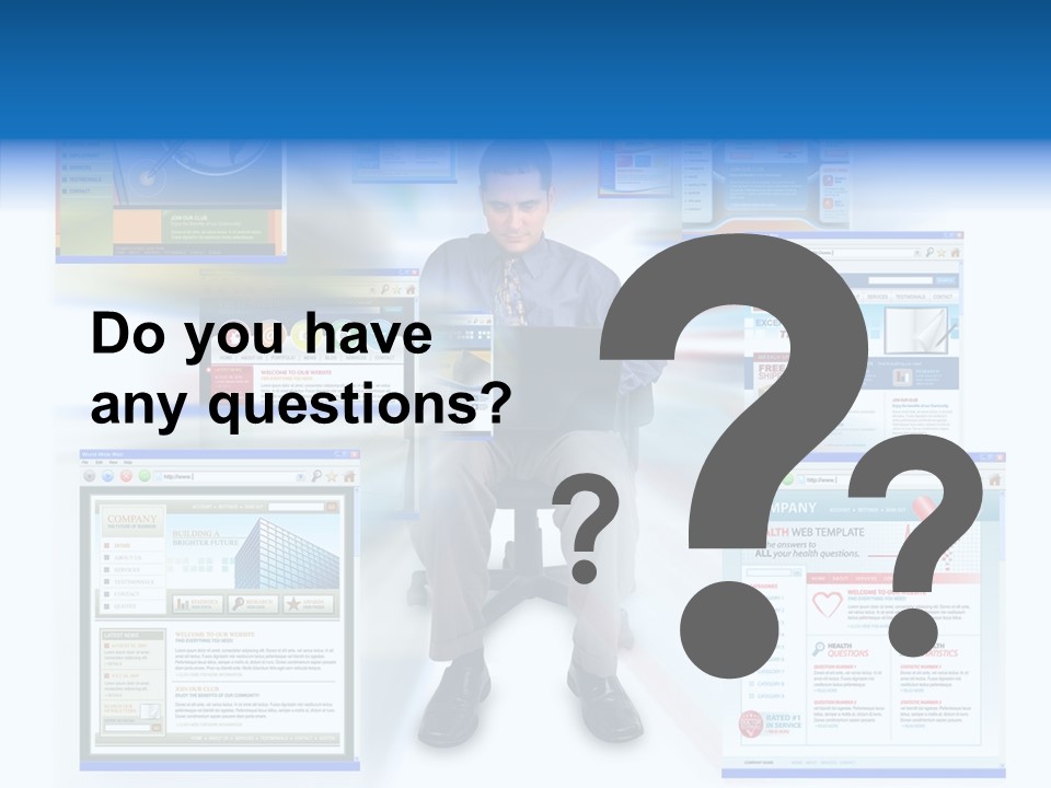 Surfing Page Homepage PowerPoint Template