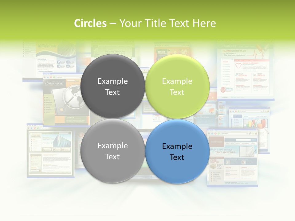 Speed Www Laptop PowerPoint Template