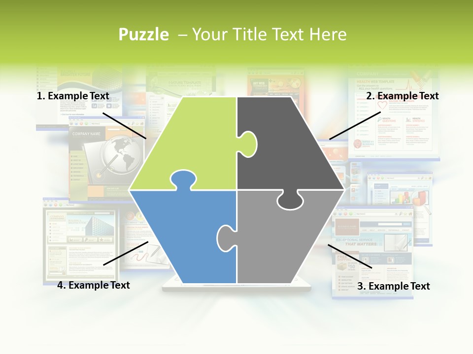 Speed Www Laptop PowerPoint Template