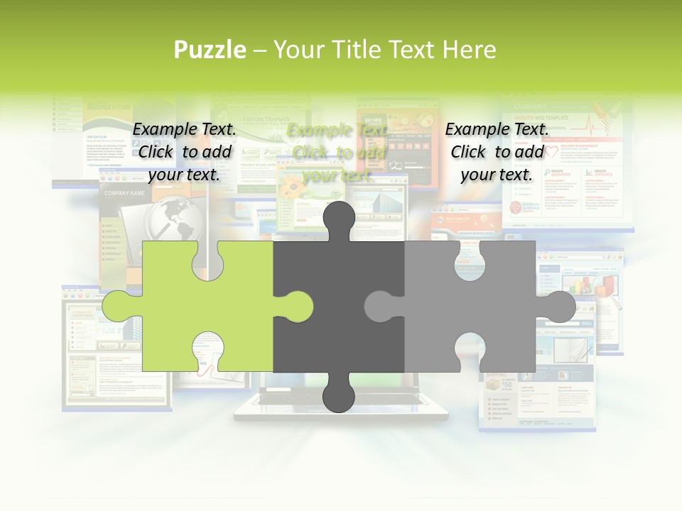 Speed Www Laptop PowerPoint Template