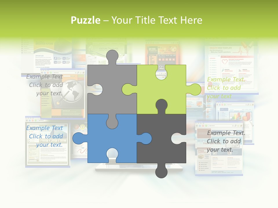 Speed Www Laptop PowerPoint Template