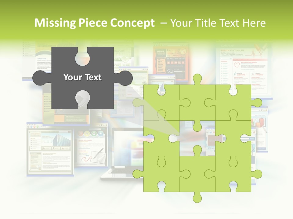 Speed Www Laptop PowerPoint Template