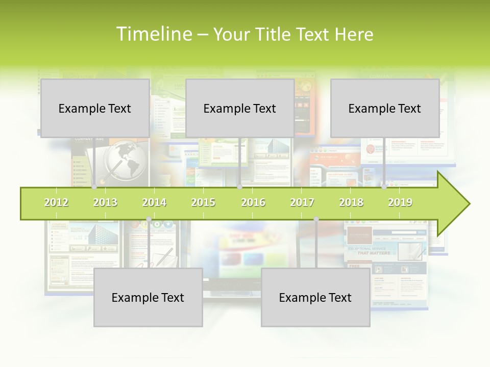Speed Www Laptop PowerPoint Template