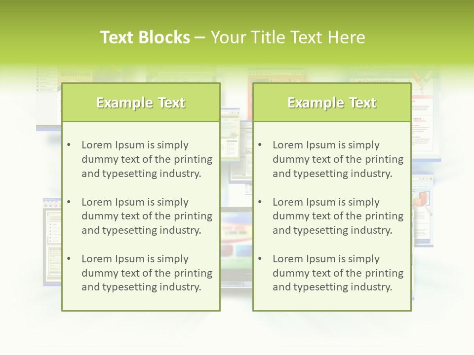Speed Www Laptop PowerPoint Template