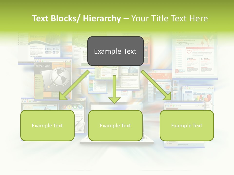 Speed Www Laptop PowerPoint Template
