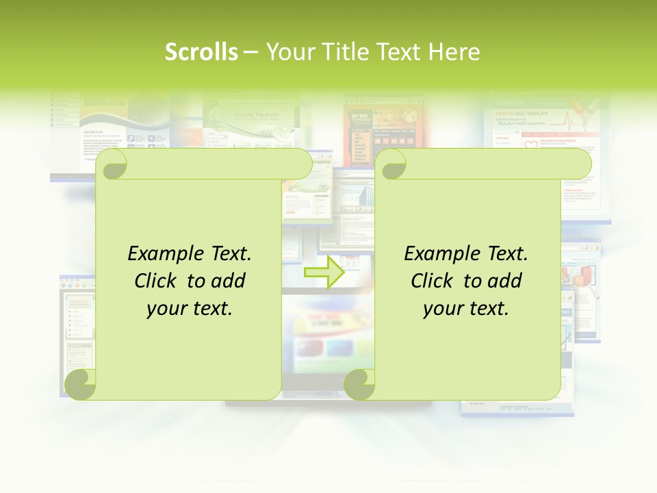 Speed Www Laptop PowerPoint Template