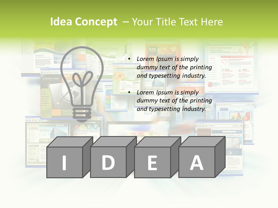 Speed Www Laptop PowerPoint Template