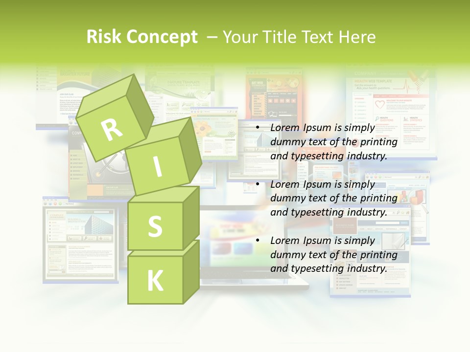 Speed Www Laptop PowerPoint Template