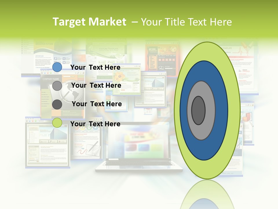 Speed Www Laptop PowerPoint Template