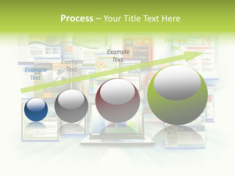 Speed Www Laptop PowerPoint Template