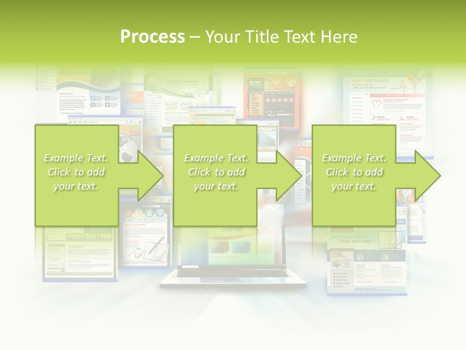 Speed Www Laptop PowerPoint Template