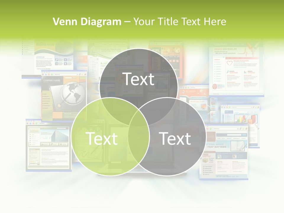 Speed Www Laptop PowerPoint Template