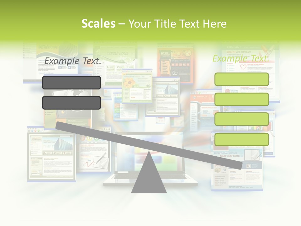 Speed Www Laptop PowerPoint Template