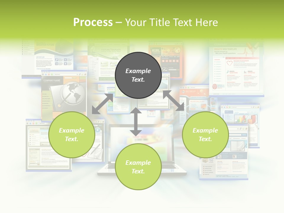 Speed Www Laptop PowerPoint Template