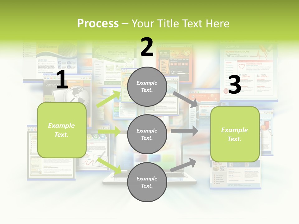 Speed Www Laptop PowerPoint Template