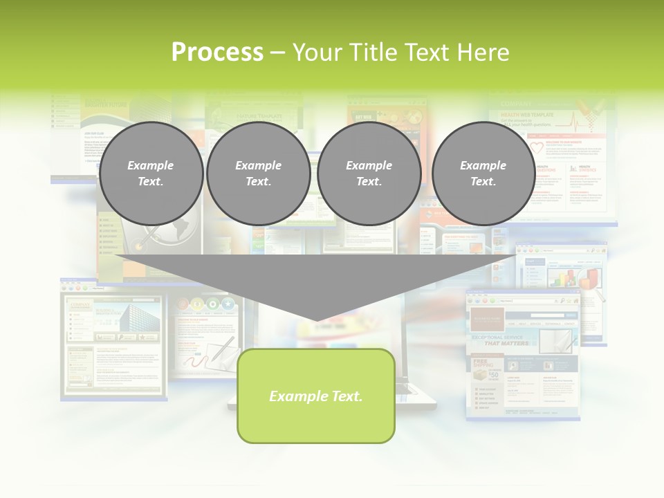 Speed Www Laptop PowerPoint Template