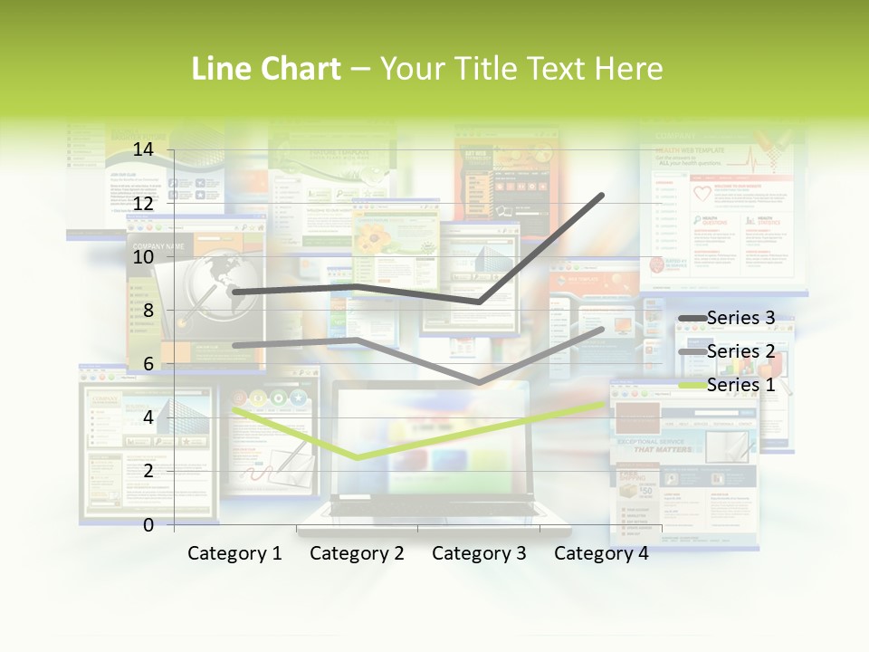 Speed Www Laptop PowerPoint Template