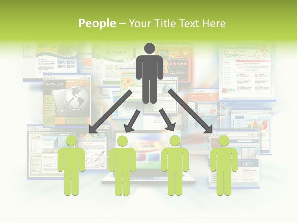 Speed Www Laptop PowerPoint Template