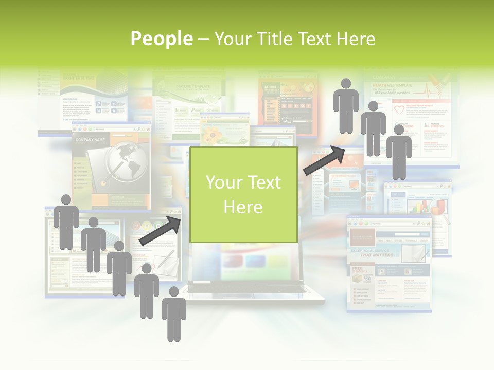Speed Www Laptop PowerPoint Template