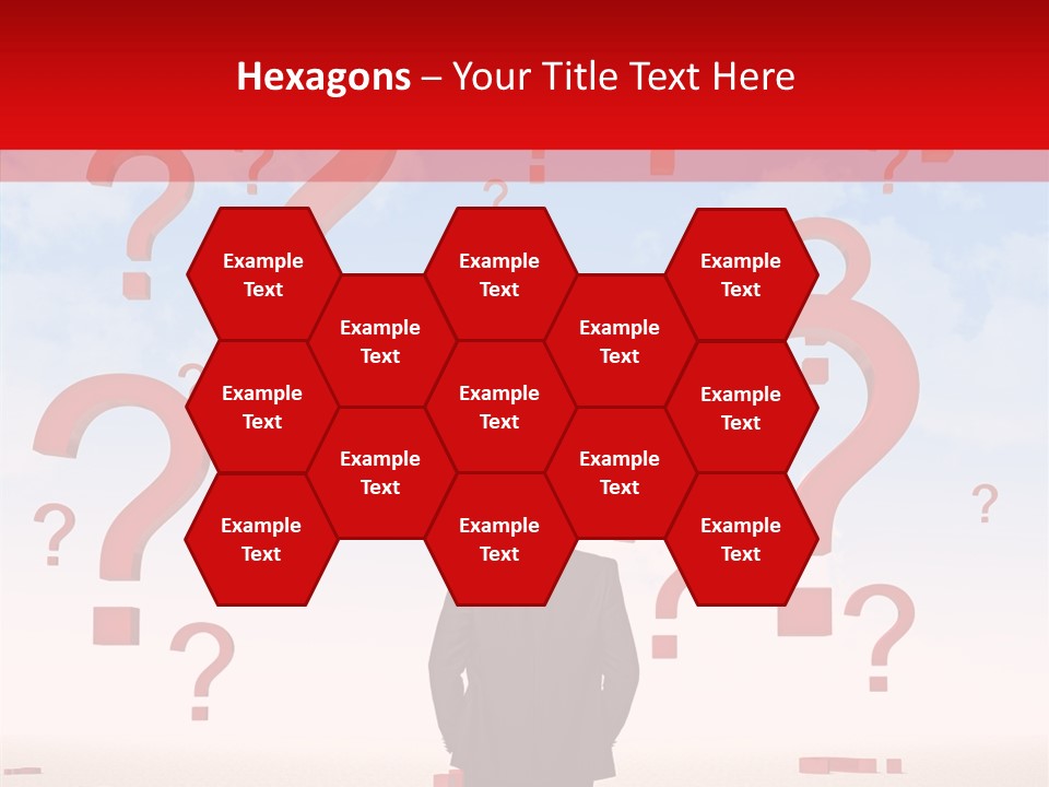 Mark Clouds Solution PowerPoint Template