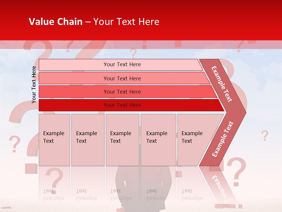 Mark Clouds Solution PowerPoint Template
