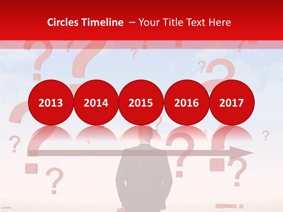 Mark Clouds Solution PowerPoint Template