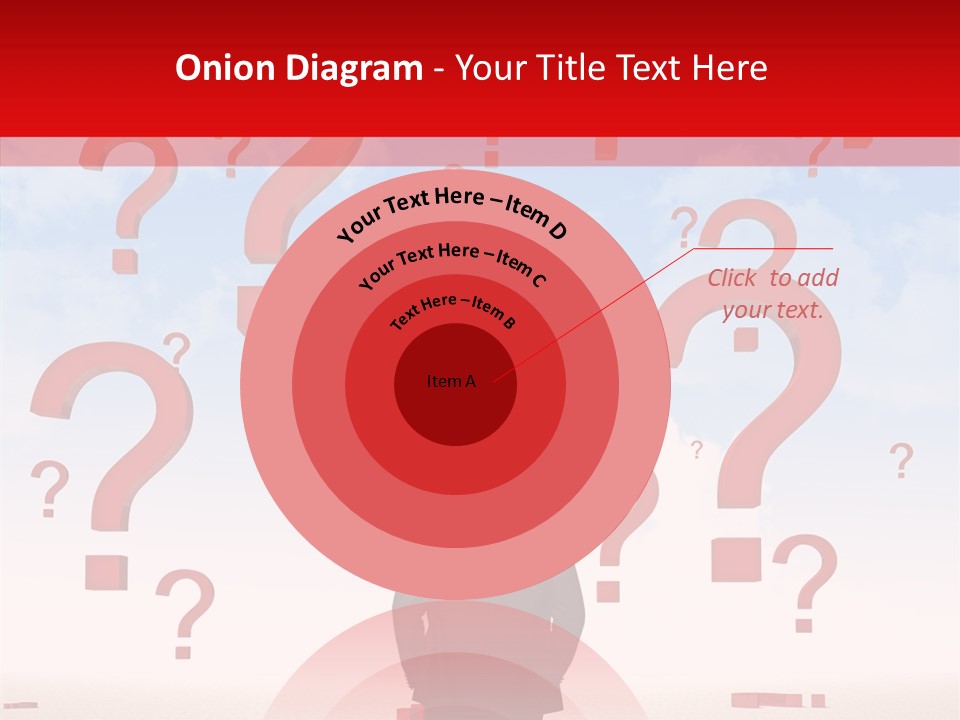 Mark Clouds Solution PowerPoint Template