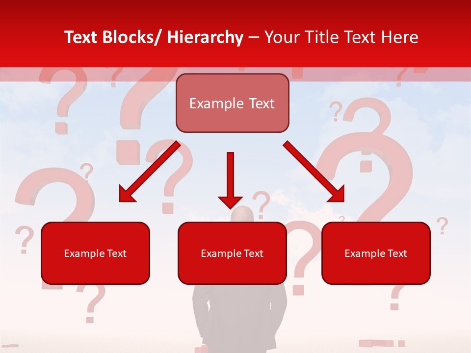 Mark Clouds Solution PowerPoint Template