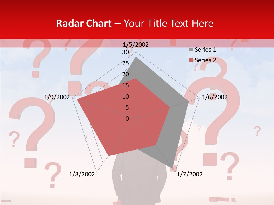 Mark Clouds Solution PowerPoint Template
