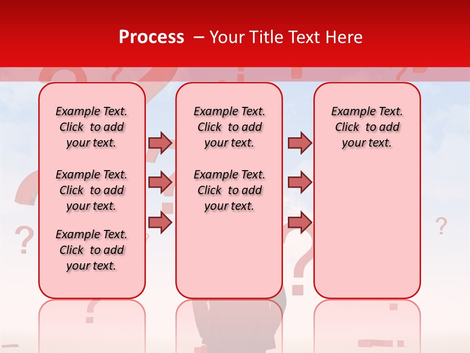 Mark Clouds Solution PowerPoint Template