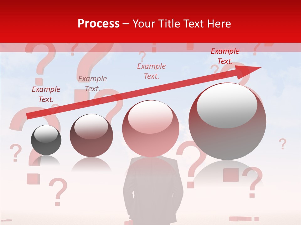 Mark Clouds Solution PowerPoint Template