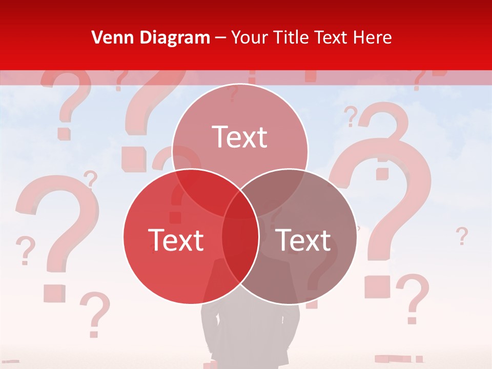Mark Clouds Solution PowerPoint Template
