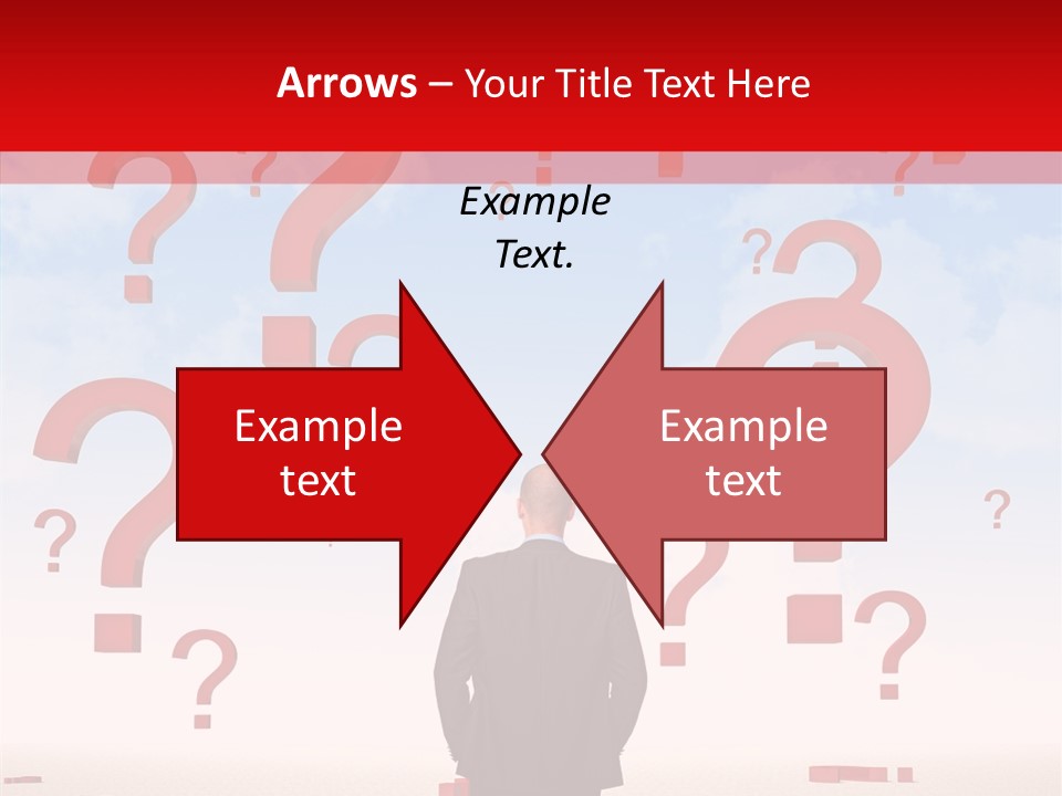Mark Clouds Solution PowerPoint Template