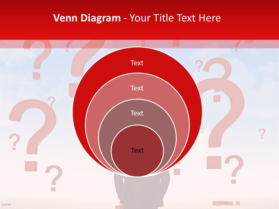 Mark Clouds Solution PowerPoint Template