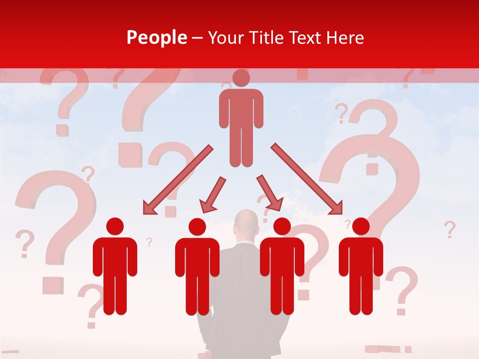 Mark Clouds Solution PowerPoint Template