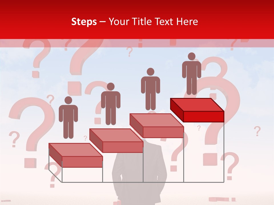 Mark Clouds Solution PowerPoint Template