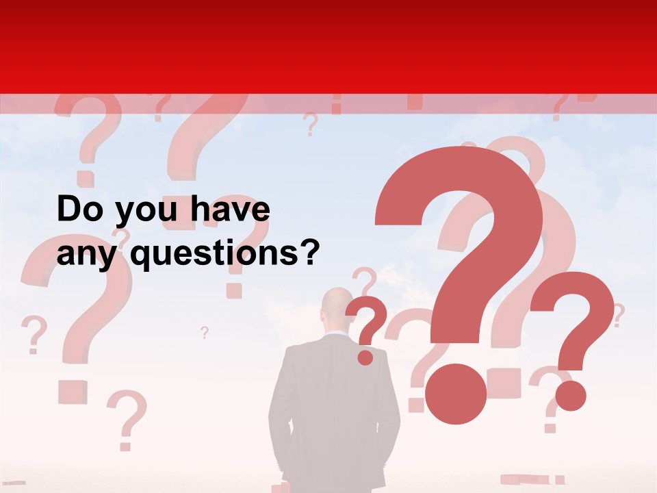 Mark Clouds Solution PowerPoint Template