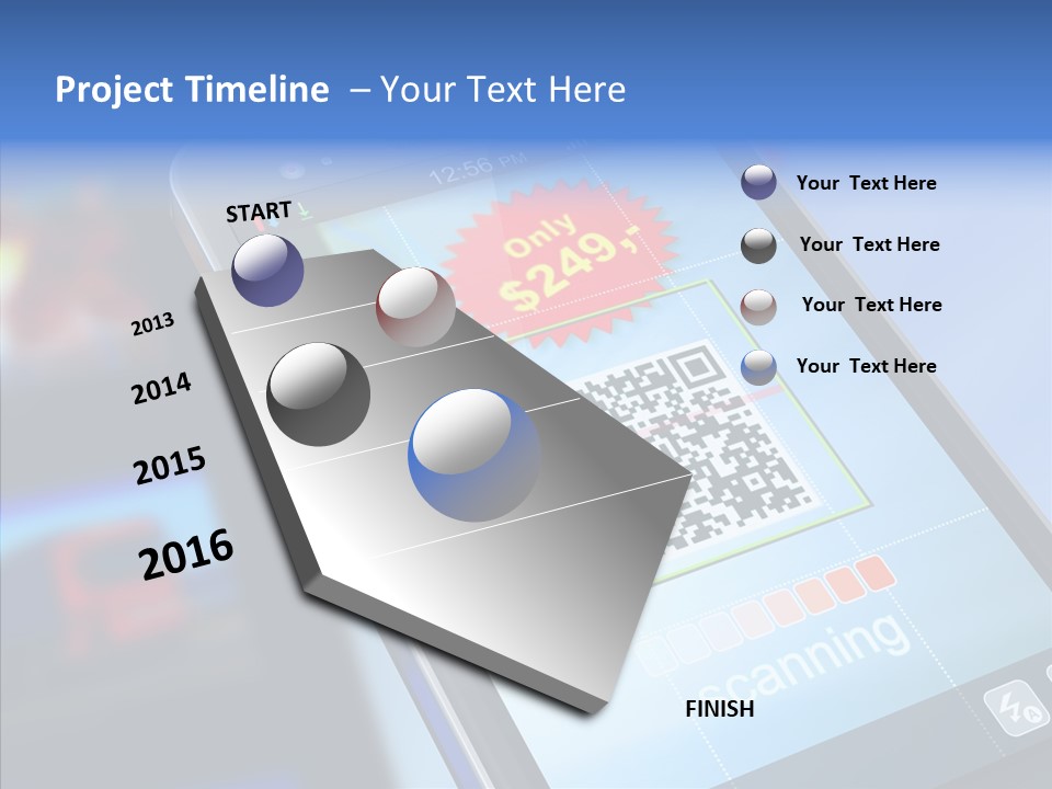 Communication Concept Scan PowerPoint Template
