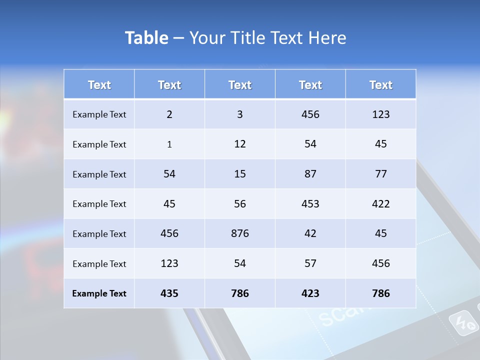 Communication Concept Scan PowerPoint Template