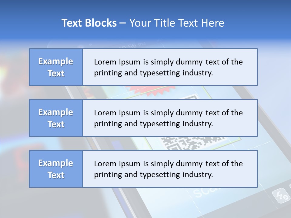 Communication Concept Scan PowerPoint Template