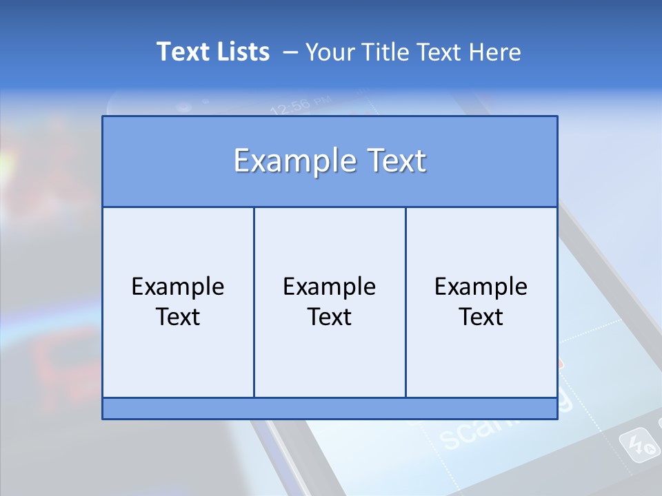 Communication Concept Scan PowerPoint Template