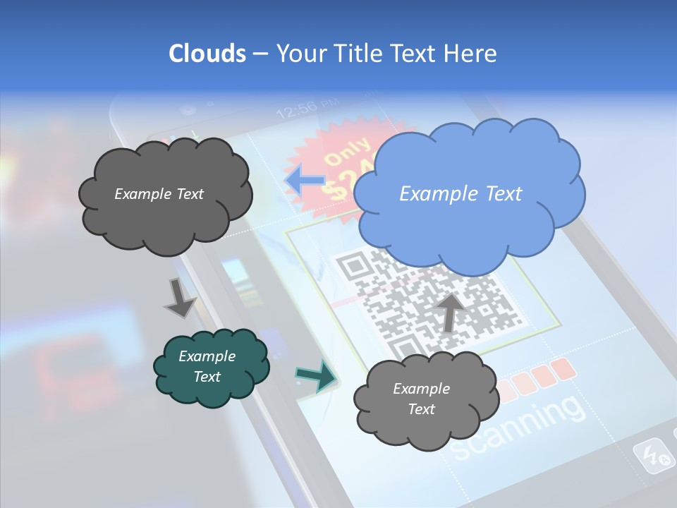 Communication Concept Scan PowerPoint Template