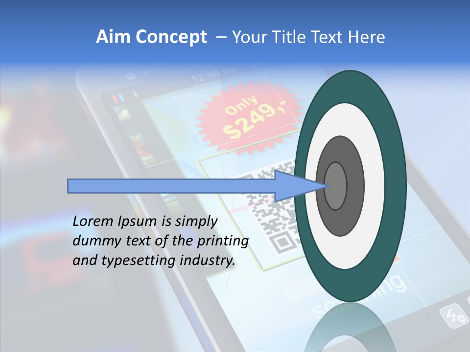 Communication Concept Scan PowerPoint Template