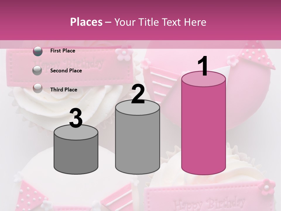 Buttercream Bunting Frosted PowerPoint Template